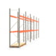 Palettenregal ARTUS - Regalreihe mit 5 Feldern - Fachlast 2.100 kg - 3.000 x 14.010 x 800 mm (HxBxT) - Schwerlastregal
