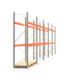 Palettenregal ARTUS - Regalreihe mit 5 Feldern - Fachlast 2.100 kg - 3.000 x 14.010 x 800 mm (HxBxT) - Schwerlastregal Palettenregal ARTUS - Regalreihe mit 5 Feldern - Fachlast 2.100 kg - 3.000 x 14.010 x 800 mm (HxBxT) - Schwerlastregal