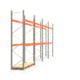 Palettenregal ARTUS - Regalreihe mit 4 Feldern - Fachlast 2.100 kg - 3.500 x 11.225 x 800 mm (HxBxT) - Schwerlastregal Palettenregal ARTUS - Regalreihe mit 4 Feldern - Fachlast 2.100 kg - 3.500 x 11.225 x 800 mm (HxBxT) - Schwerlastregal