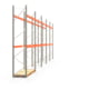 Palettenregal ARTUS - Regalreihe mit 5 Feldern - Fachlast 2.100 kg - Feldlast 4.000 kg - 4.000 x 14.010 x 800 mm (HxBxT) - Schwerlastregal Palettenregal ARTUS - Regalreihe mit 5 Feldern - Fachlast 2.100 kg - Feldlast 4.000 kg - 4.000 x 14.010 x 800 mm (HxBxT) - Schwerlastregal