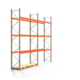 Palettenregal ARTUS - Regalreihe mit 2 Feldern - Fachlast 2.100 kg - Feldlast 6.300 kg - 4.500 x 5.655 x 800 mm (HxBxT) - Schwerlastregal Palettenregal ARTUS - Regalreihe mit 2 Feldern - Fachlast 2.100 kg - Feldlast 6.300 kg - 4.500 x 5.655 x 800 mm (HxBxT) - Schwerlastregal