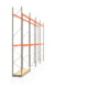 Palettenregal ARTUS - Regalreihe mit 4 Feldern - Fachlast 2.100 kg - Feldlast 4.000 kg - 5.500 x 11.225 x 800 mm (HxBxT) - Schwerlastregal Palettenregal ARTUS - Regalreihe mit 4 Feldern - Fachlast 2.100 kg - Feldlast 4.000 kg - 5.500 x 11.225 x 800 mm (HxBxT) - Schwerlastregal