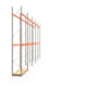 Palettenregal ARTUS - Regalreihe mit 5 Feldern - Fachlast 2.100 kg - Feldlast 4.000 kg - 5.500 x 14.010 x 800 mm (HxBxT) - Schwerlastregal Palettenregal ARTUS - Regalreihe mit 5 Feldern - Fachlast 2.100 kg - Feldlast 4.000 kg - 5.500 x 14.010 x 800 mm (HxBxT) - Schwerlastregal