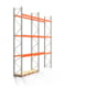 Palettenregal ARTUS - Regalreihe mit 2 Feldern - Fachlast 2.100 kg - Feldlast 6.300 kg - 5.500 x 5.655 x 800 mm (HxBxT) - Schwerlastregal Palettenregal ARTUS - Regalreihe mit 2 Feldern - Fachlast 2.100 kg - Feldlast 6.300 kg - 5.500 x 5.655 x 800 mm (HxBxT) - Schwerlastregal