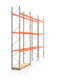 Palettenregal ARTUS - Regalreihe mit 3 Feldern - Fachlast 2.100 kg - Feldlast 6.300 kg - 5.500 x 8.440 x 800 mm (HxBxT) - Schwerlastregal Palettenregal ARTUS - Regalreihe mit 3 Feldern - Fachlast 2.100 kg - Feldlast 6.300 kg - 5.500 x 8.440 x 800 mm (HxBxT) - Schwerlastregal
