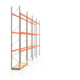 Palettenregal ARTUS - Regalreihe mit 4 Feldern - Fachlast 2.100 kg - Feldlast 6.300 kg - 5.500 x 11.225 x 800 mm (HxBxT) - Schwerlastregal Palettenregal ARTUS - Regalreihe mit 4 Feldern - Fachlast 2.100 kg - Feldlast 6.300 kg - 5.500 x 11.225 x 800 mm (HxBxT) - Schwerlastregal