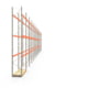 Palettenregal ARTUS - Regalreihe mit 15 Feldern - Fachlast 2.100 kg - Feldlast 6.300 kg - 5.500 x 41.860 x 800 mm (HxBxT) - Schwerlastregal Palettenregal ARTUS - Regalreihe mit 15 Feldern - Fachlast 2.100 kg - Feldlast 6.300 kg - 5.500 x 41.860 x 800 mm (HxBxT) - Schwerlastregal