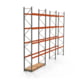 Palettenregal ARTUS - Regalreihe mit 3 Feldern - Fachlast 2.000 kg - Feldlast 8.000 kg - 5.500 x 8.440 x 800 mm (HxBxT) - Schwerlastregal Palettenregal ARTUS - Regalreihe mit 3 Feldern - Fachlast 2.000 kg - Feldlast 8.000 kg - 5.500 x 8.440 x 800 mm (HxBxT) - Schwerlastregal