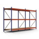 Weitspannregal EMMA - 3 Ebenen - 2.000 x 4.398 x 809 mm (HxBxT) - Fachlast 660 kg - Holzböden - Lagerregal - 2 Felder Weitspannregal EMMA - 3 Ebenen - 2.000 x 4.398 x 809 mm (HxBxT) - Fachlast 660 kg - Holzböden - Lagerregal - 2 Felder