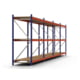 Weitspannregal EMMA - 3 Ebenen - 2.000 x 8.848 x 809 mm (HxBxT) - Fachlast 660 kg - Holzböden - Lagerregal - 4 Felder Weitspannregal EMMA - 3 Ebenen - 2.000 x 8.848 x 809 mm (HxBxT) - Fachlast 660 kg - Holzböden - Lagerregal - 4 Felder