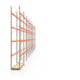 Palettenregal ARTUS - Regalreihe mit 9 Feldern - Fachlast 2.250 kg - Feldlast 9.000 kg - 5.500 x 25.150 x 800 mm (HxBxT) - Schwerlastregal Palettenregal ARTUS - Regalreihe mit 9 Feldern - Fachlast 2.250 kg - Feldlast 9.000 kg - 5.500 x 25.150 x 800 mm (HxBxT) - Schwerlastregal