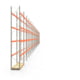 Palettenregal ARTUS - Regalreihe mit 24 Feldern - Fachlast 2.250 kg - Feldlast 9.000 kg - 5.500 x 66.925 x 800 mm (HxBxT) - Schwerlastregal Palettenregal ARTUS - Regalreihe mit 24 Feldern - Fachlast 2.250 kg - Feldlast 9.000 kg - 5.500 x 66.925 x 800 mm (HxBxT) - Schwerlastregal