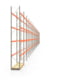 Palettenregal ARTUS - Regalreihe mit 24 Feldern - Fachlast 2.100 kg - Feldlast 8.400 kg - 5.500 x 66.925 x 800 mm (HxBxT) - Schwerlastregal Palettenregal ARTUS - Regalreihe mit 24 Feldern - Fachlast 2.100 kg - Feldlast 8.400 kg - 5.500 x 66.925 x 800 mm (HxBxT) - Schwerlastregal