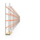 Palettenregal ARTUS - Regalreihe mit 25 Feldern - Fachlast 2.100 kg - Feldlast 8.400 kg - 5.500 x 69.710 x 800 mm (HxBxT) - Schwerlastregal Palettenregal ARTUS - Regalreihe mit 25 Feldern - Fachlast 2.100 kg - Feldlast 8.400 kg - 5.500 x 69.710 x 800 mm (HxBxT) - Schwerlastregal